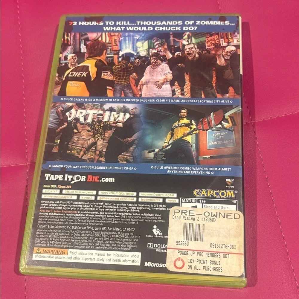 Dead Rising 2 Microsoft Xbox 360 2010 Complete CIB W/ Manual Tested